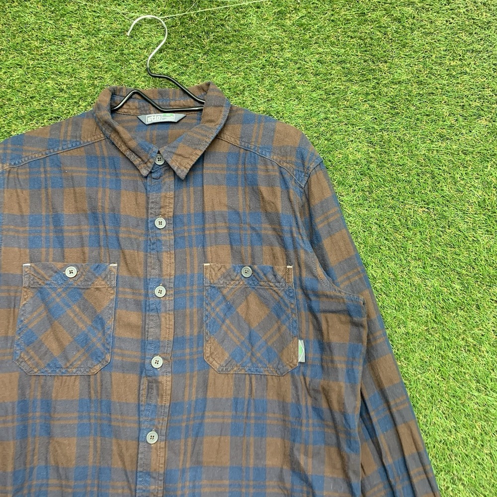 Stio Flannel Shirt Mens Medium M Plaid Outdoors Hiking Longsleeve REI